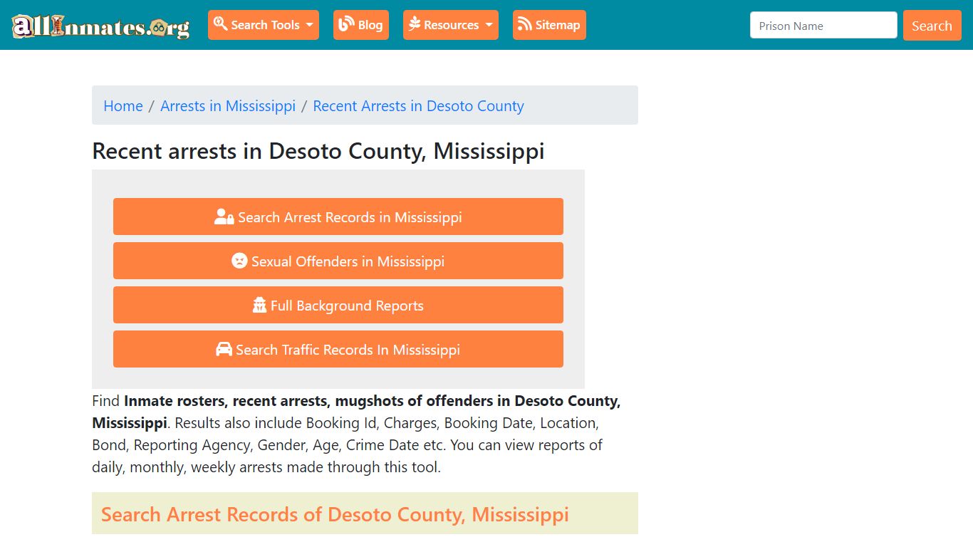 Recent arrests in Desoto County, Mississippi | Mugshots, Rosters ...